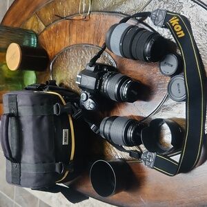 Nikon D40 camera plus 2 lens